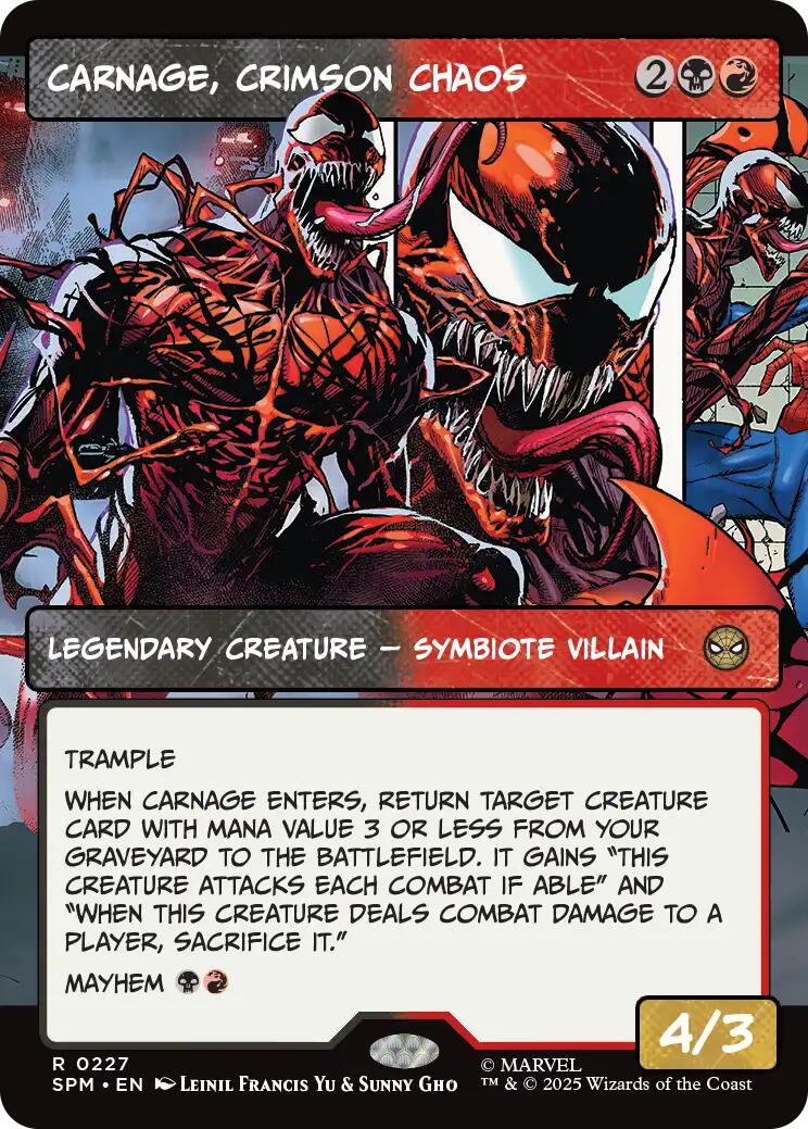 Carnage, Crimson Chaos (Borderless) | Local Legends