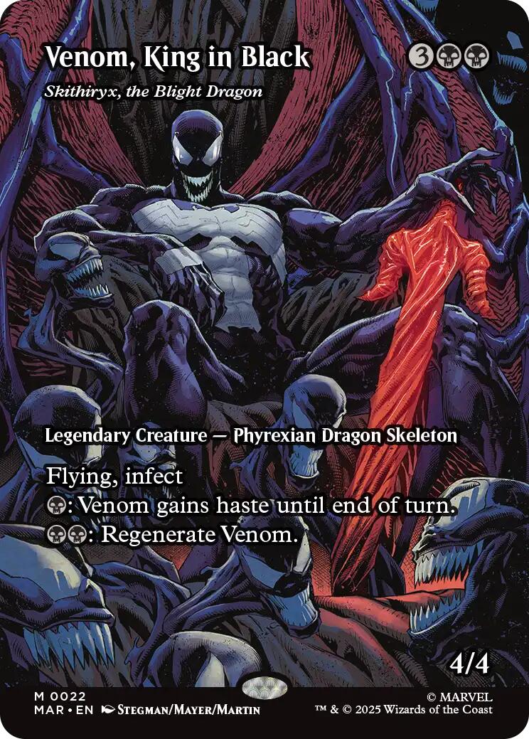 Venom, King in Black - Skithiryx, the Blight Dragon (Borderless) [Marvel Universe: Eternal-Legal] | Local Legends