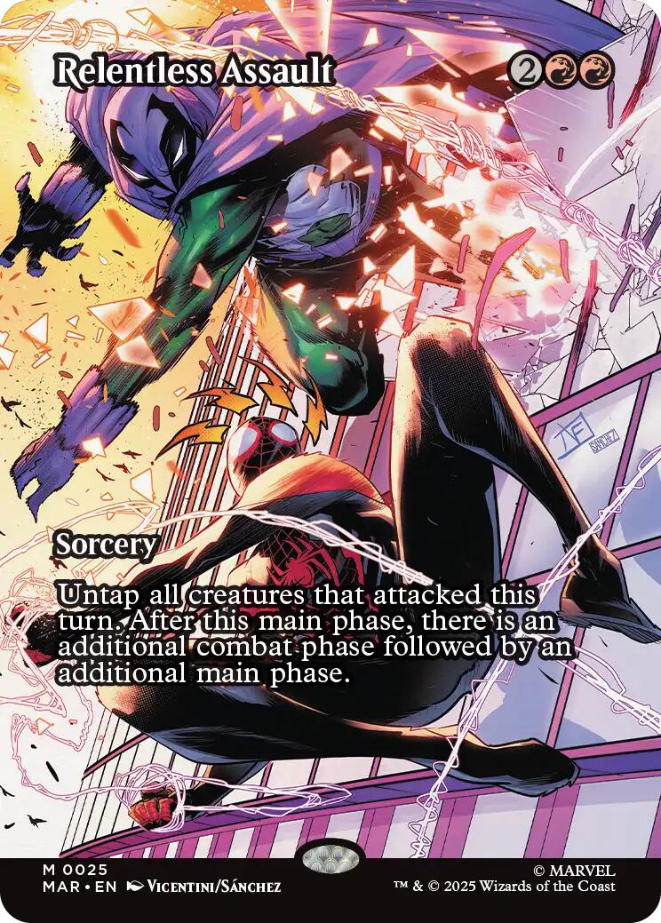 Relentless Assault (Borderless) [Marvel Universe: Eternal-Legal] | Local Legends