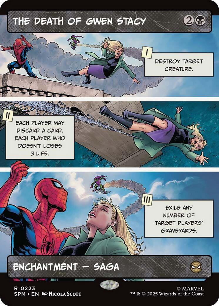 The Death of Gwen Stacy (Borderless) [Marvel's Spider-Man] | Local Legends