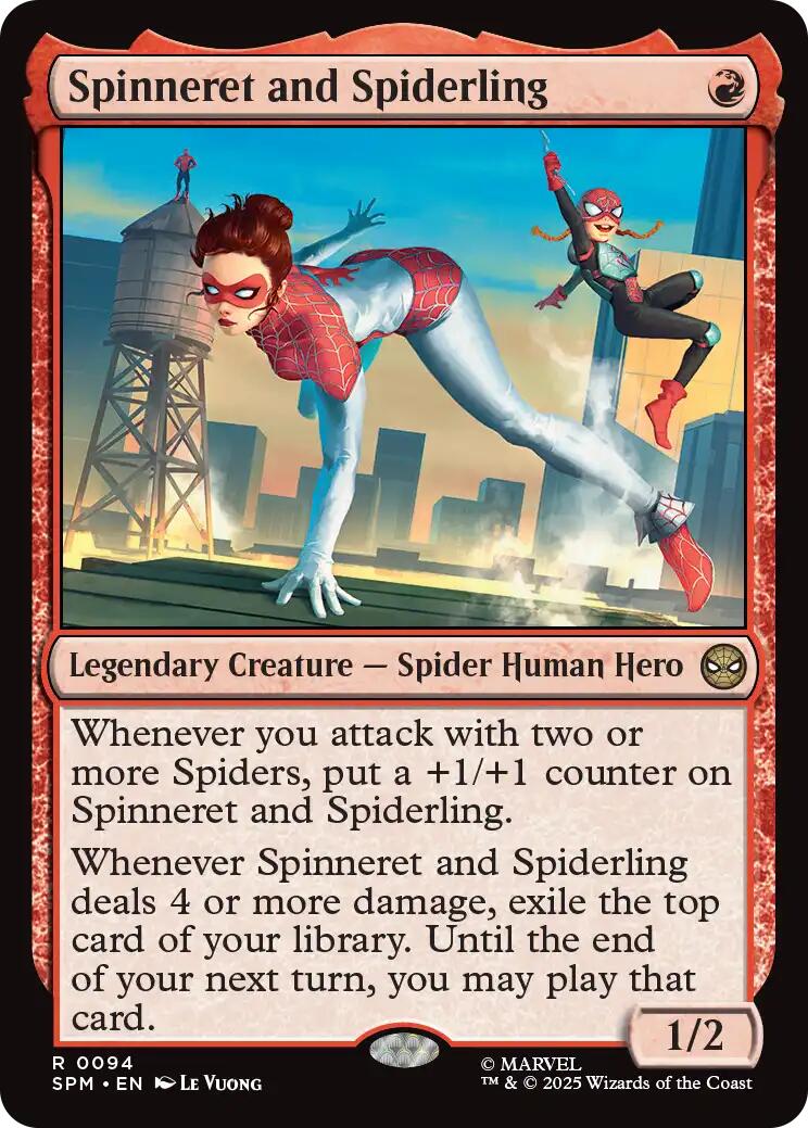 Spinneret and Spiderling | Local Legends