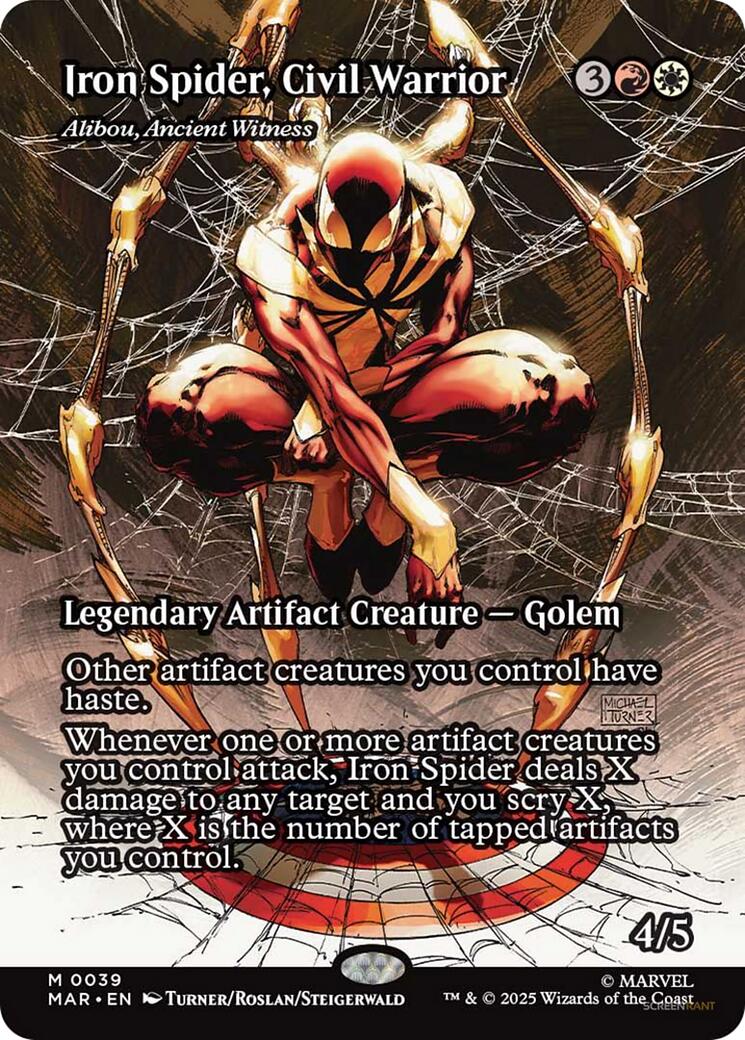 Iron Spider, Civil Warrior - Alibou, Ancient Witness (Borderless) | Local Legends