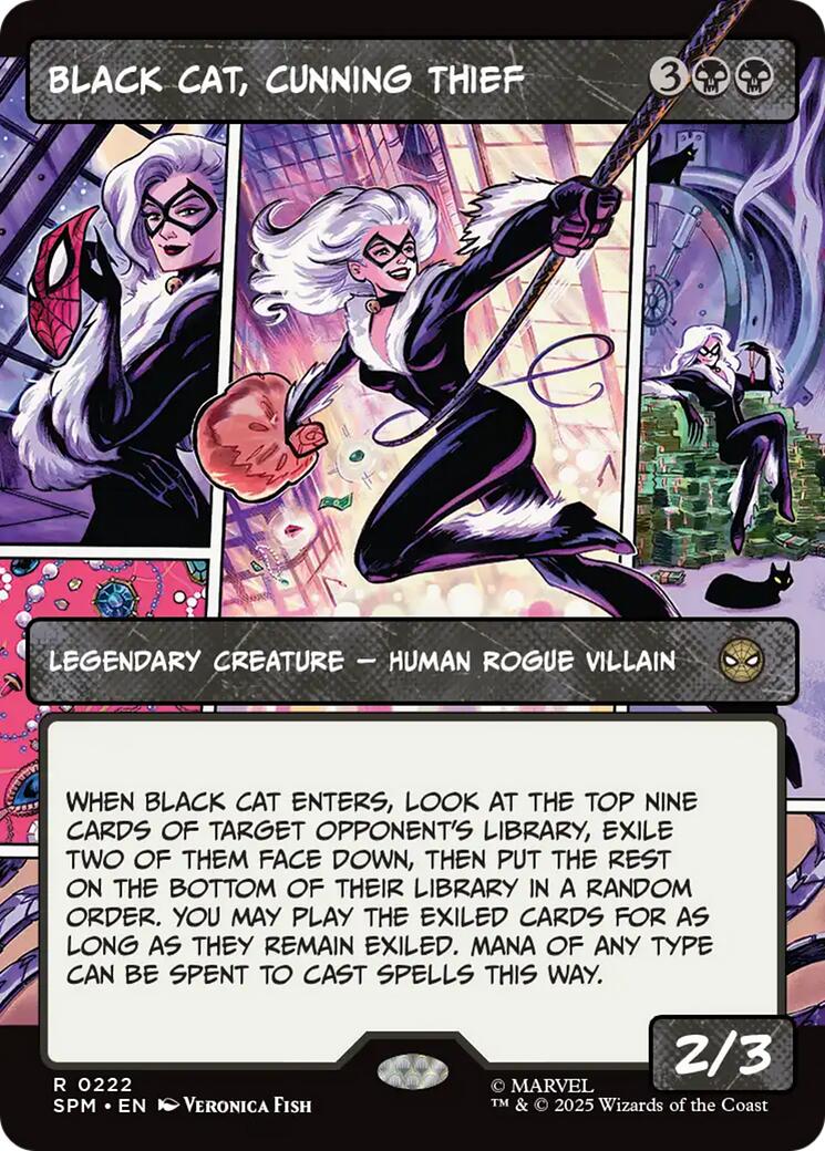 Black Cat, Cunning Thief (Borderless) | Local Legends