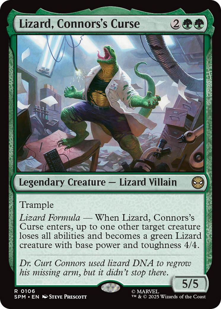 Lizard, Connors's Curse | Local Legends