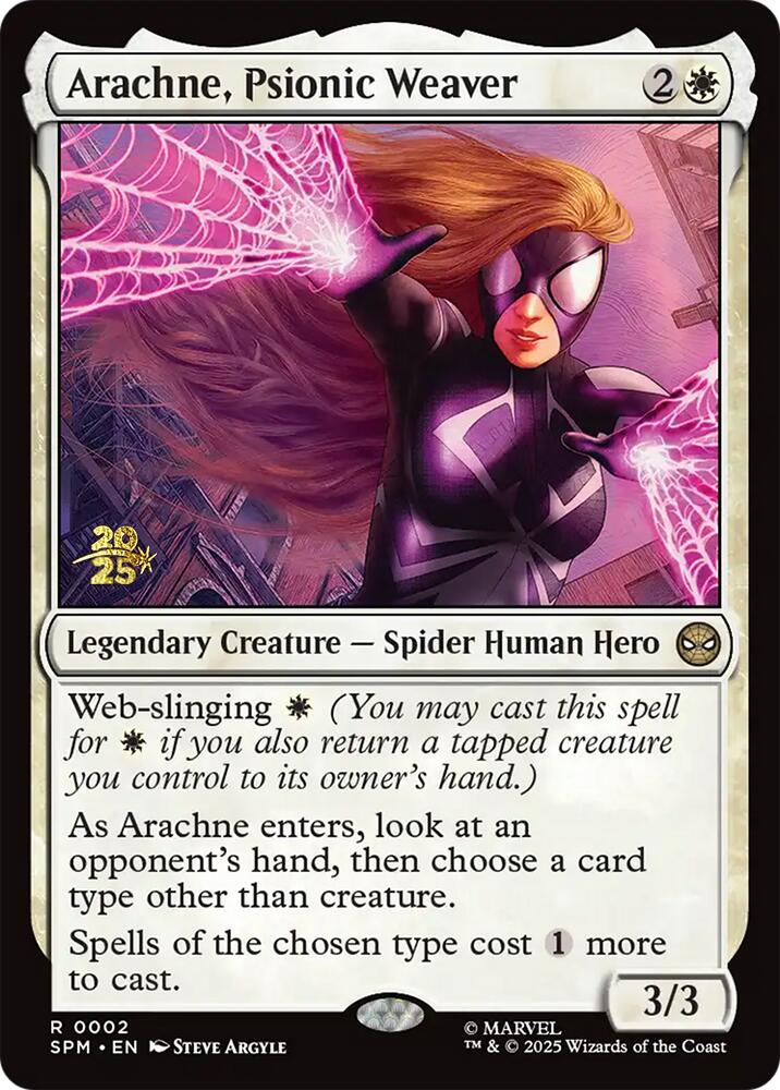 Arachne, Psionic Weaver [Marvel's Spider-Man Prerelease Promos] | Local Legends