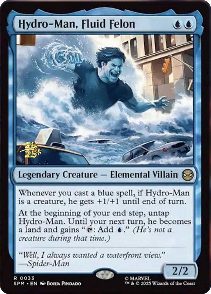 Hydro-Man, Fluid Felon [Marvel's Spider-Man Prerelease Promos] | Local Legends