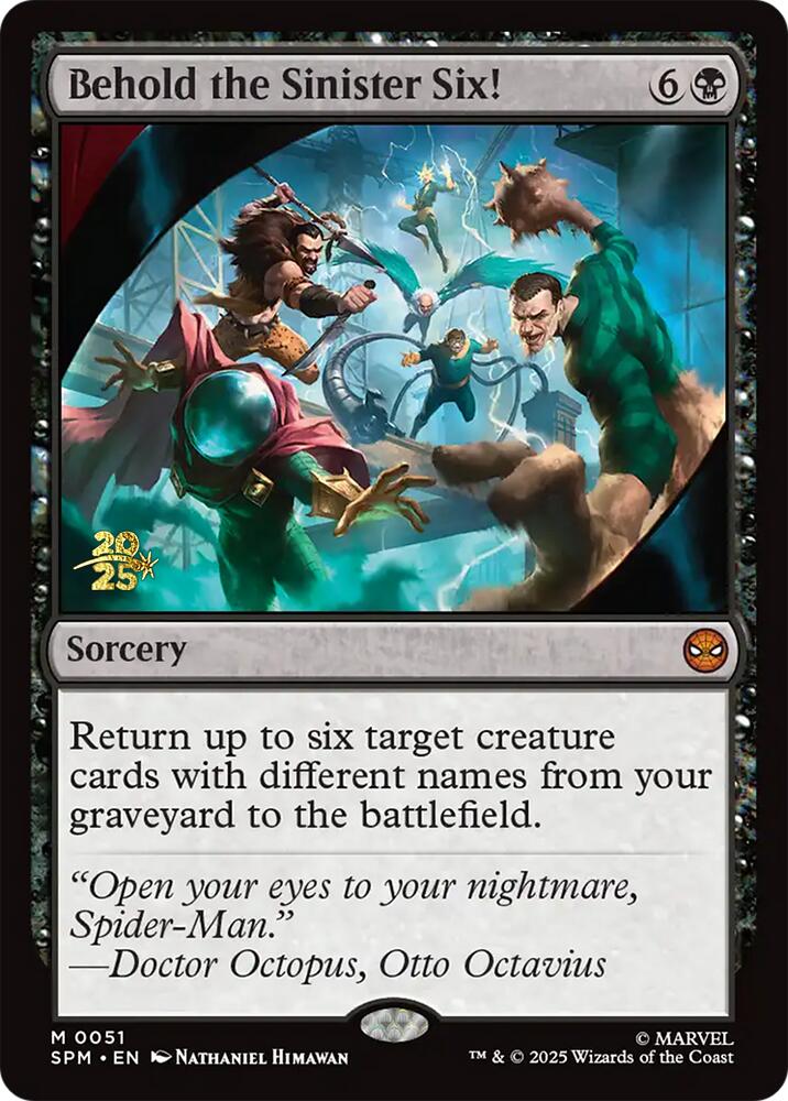 Behold the Sinister Six! [Marvel's Spider-Man Prerelease Promos] | Local Legends