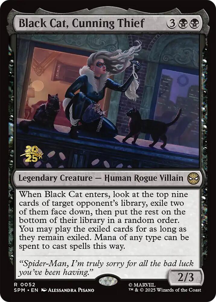 Black Cat, Cunning Thief [Marvel's Spider-Man Prerelease Promos] | Local Legends