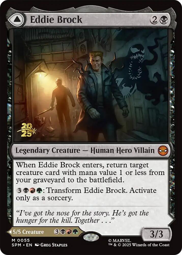 Eddie Brock // Venom, Lethal Protector [Marvel's Spider-Man Prerelease Promos] | Local Legends