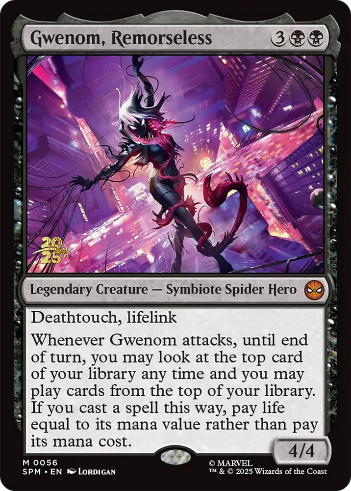 Gwenom, Remorseless [Marvel's Spider-Man Prerelease Promos] | Local Legends