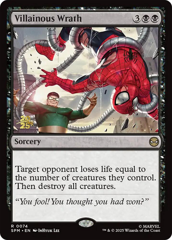 Villainous Wrath [Marvel's Spider-Man Prerelease Promos] | Local Legends