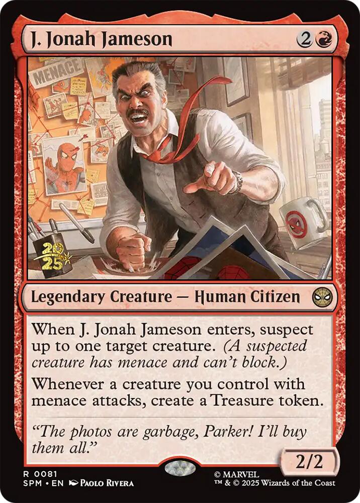 J. Jonah Jameson [Marvel's Spider-Man Prerelease Promos] | Local Legends