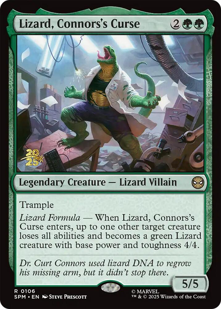 Lizard, Connors's Curse [Marvel's Spider-Man Prerelease Promos] | Local Legends