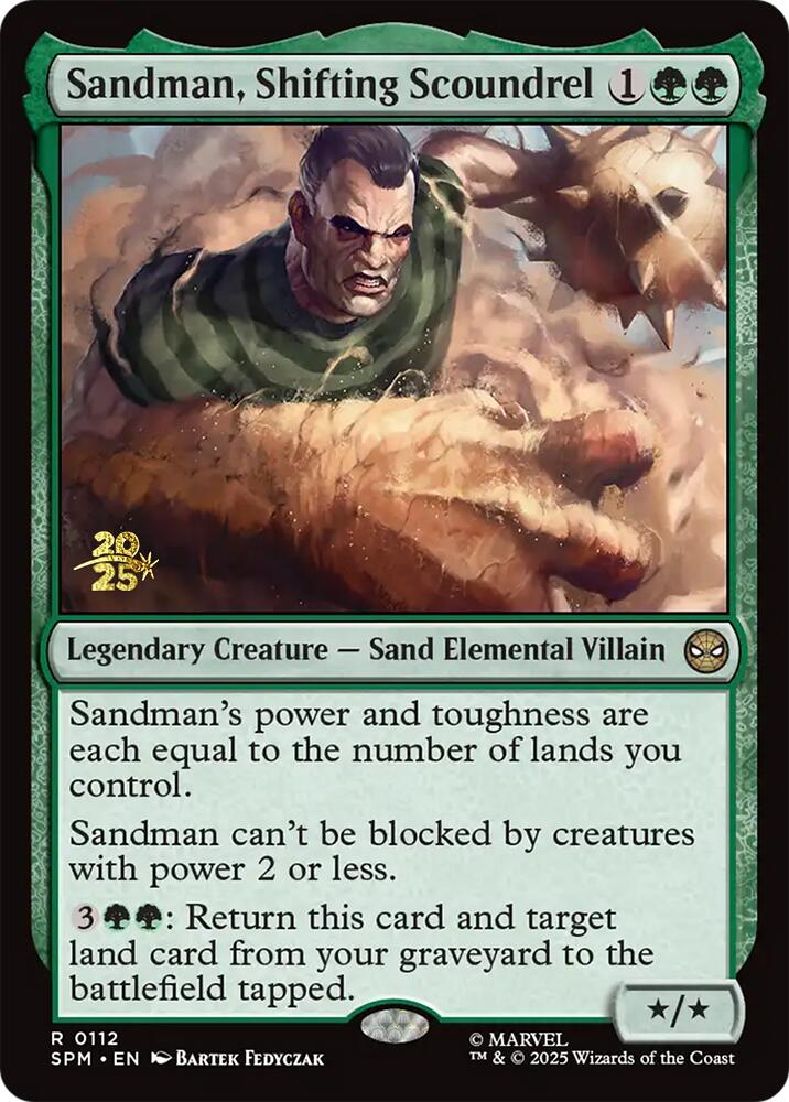 Sandman, Shifting Scoundrel [Marvel's Spider-Man Prerelease Promos] | Local Legends