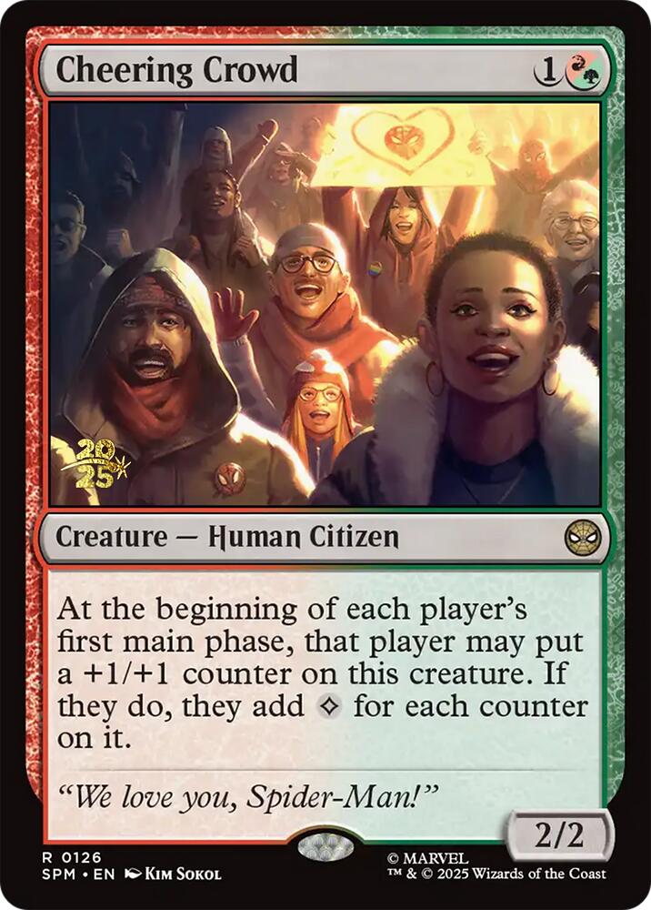 Cheering Crowd [Marvel's Spider-Man Prerelease Promos] | Local Legends