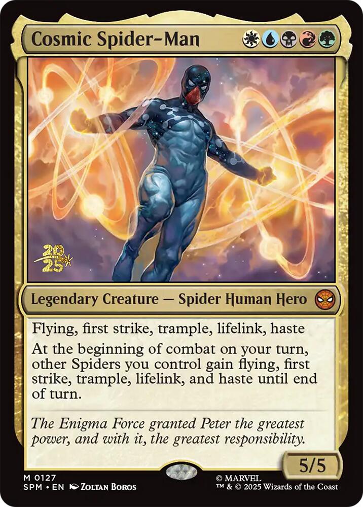 Cosmic Spider-Man [Marvel's Spider-Man Prerelease Promos] | Local Legends