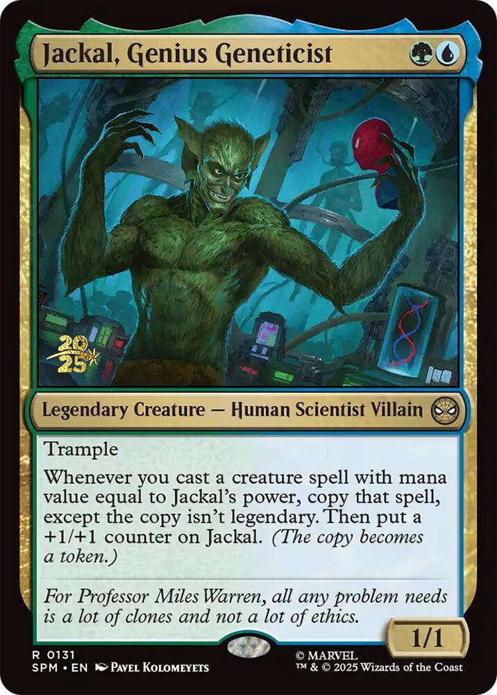 Jackal, Genius Geneticist [Marvel's Spider-Man Prerelease Promos] | Local Legends