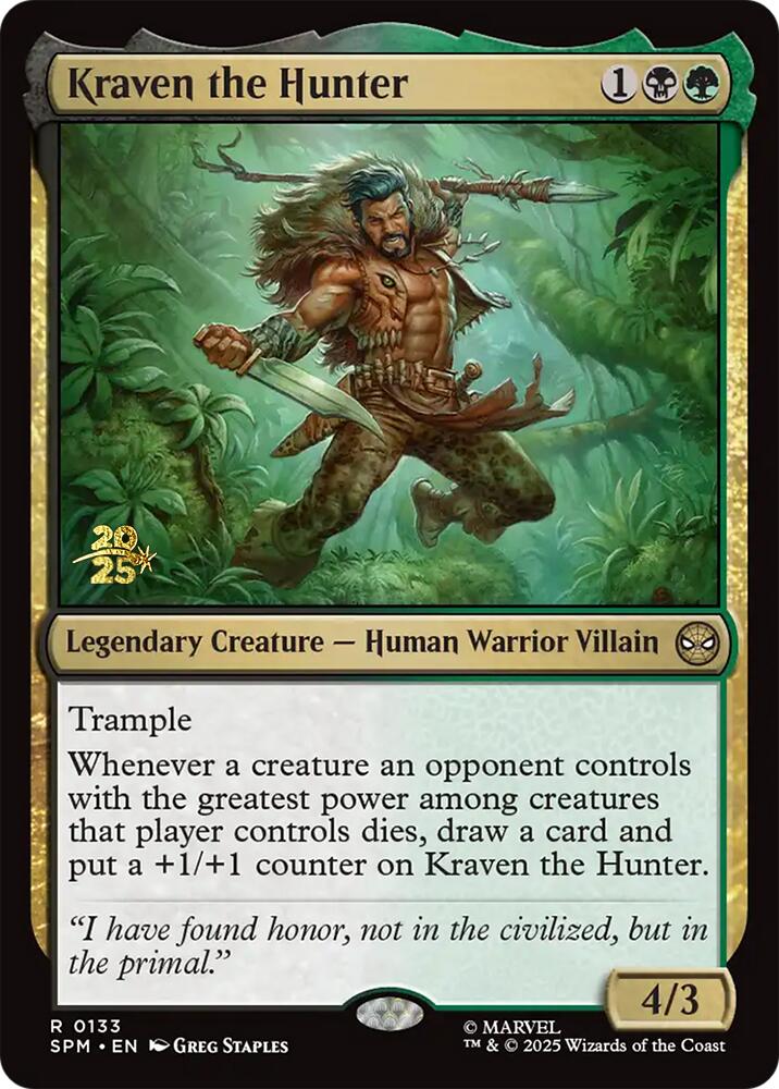 Kraven the Hunter [Marvel's Spider-Man Prerelease Promos] | Local Legends
