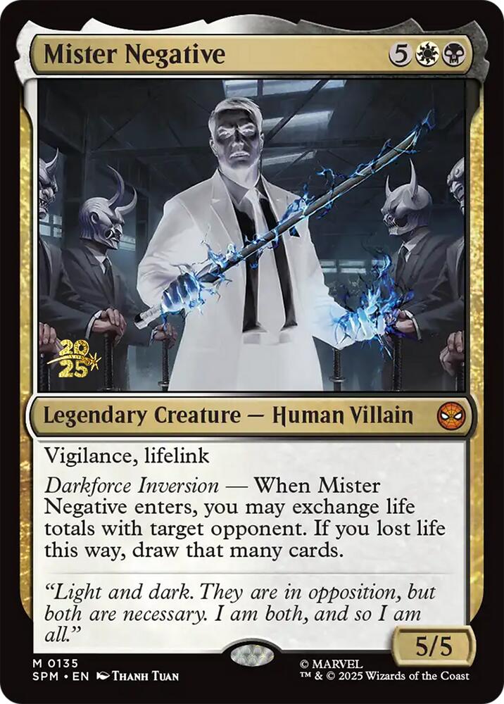 Mister Negative [Marvel's Spider-Man Prerelease Promos] | Local Legends