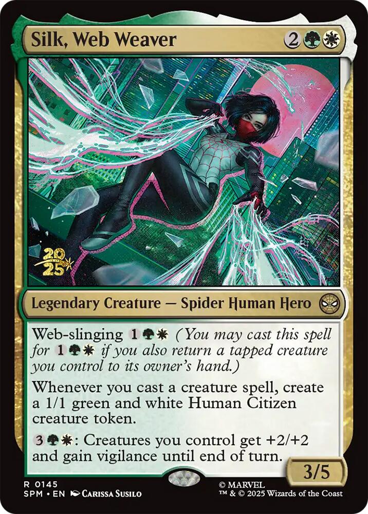Silk, Web Weaver [Marvel's Spider-Man Prerelease Promos] | Local Legends