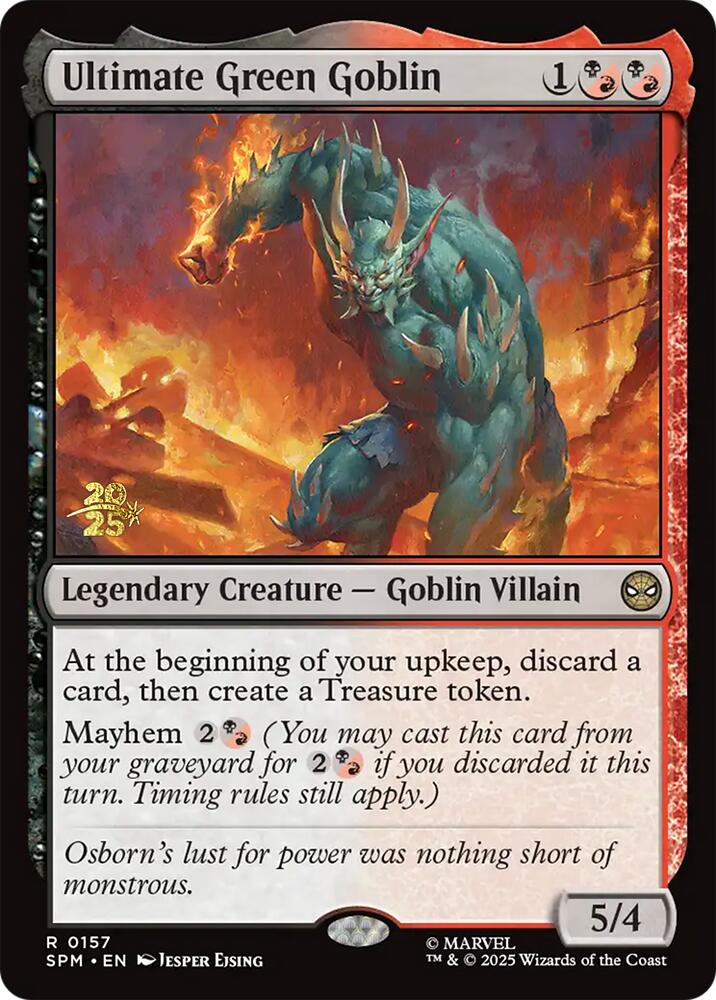 Ultimate Green Goblin [Marvel's Spider-Man Prerelease Promos] | Local Legends