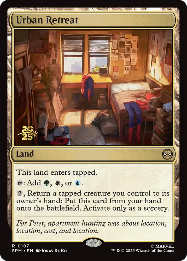Urban Retreat [Marvel's Spider-Man Prerelease Promos] | Local Legends