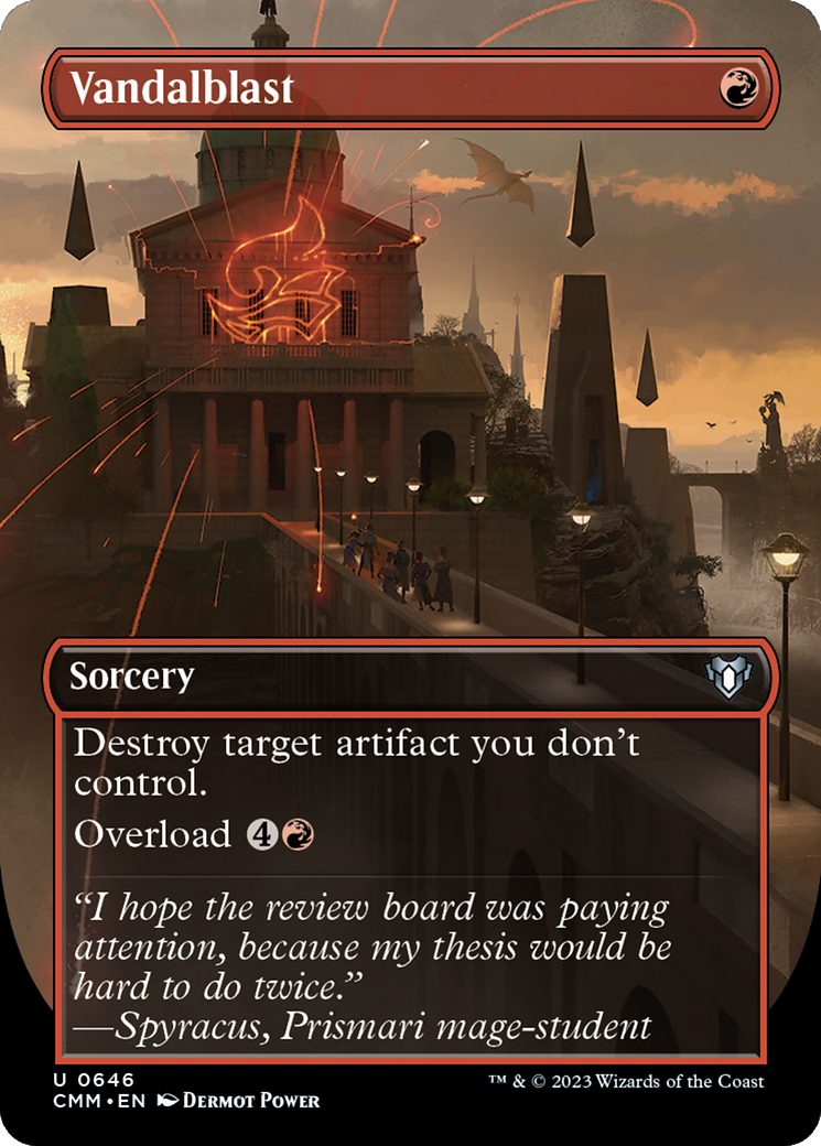 Vandalblast (Borderless Alternate Art) [Commander Masters] | Local Legends