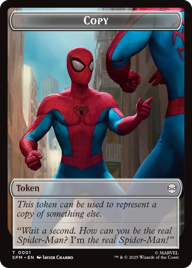 Copy // Human Citizen Double-Sided Token [Marvel's Spider-Man Tokens] | Local Legends