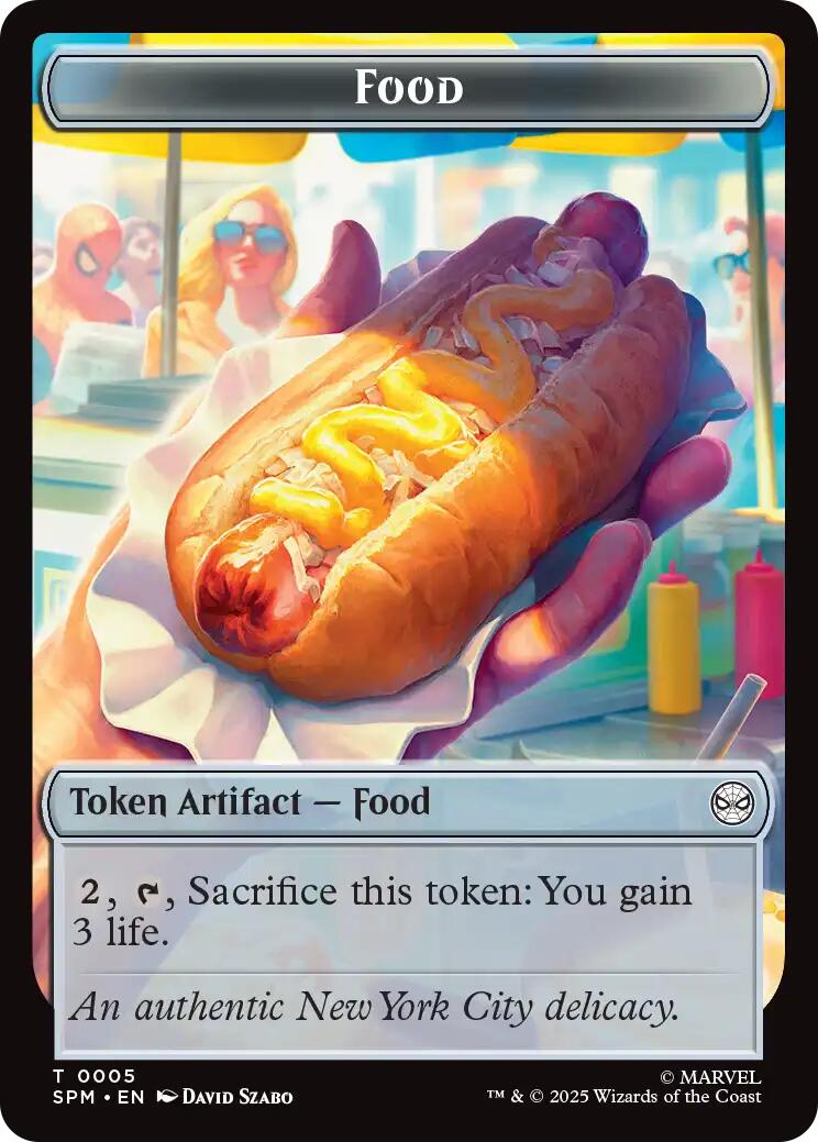 Food // Robot Double-Sided Token [Marvel's Spider-Man Tokens] | Local Legends