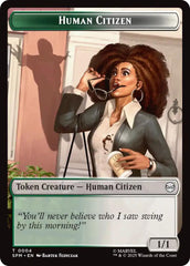 Human Citizen // Treasure Double-Sided Token [Marvel's Spider-Man Tokens] | Local Legends