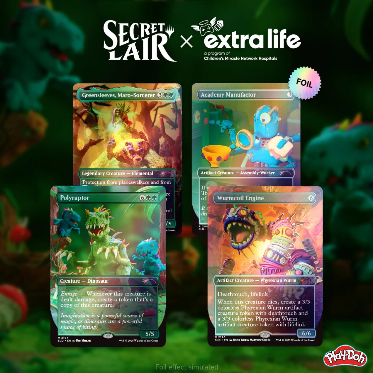 Secret Lair x Play-Doh: Squishful Thinking (Extra Life 2025 - Rainbow Foil Edition) | Local Legends