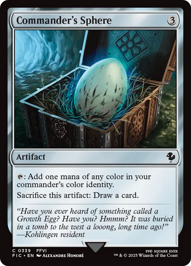 Commander's Sphere [FINAL FANTASY Commander] | Local Legends