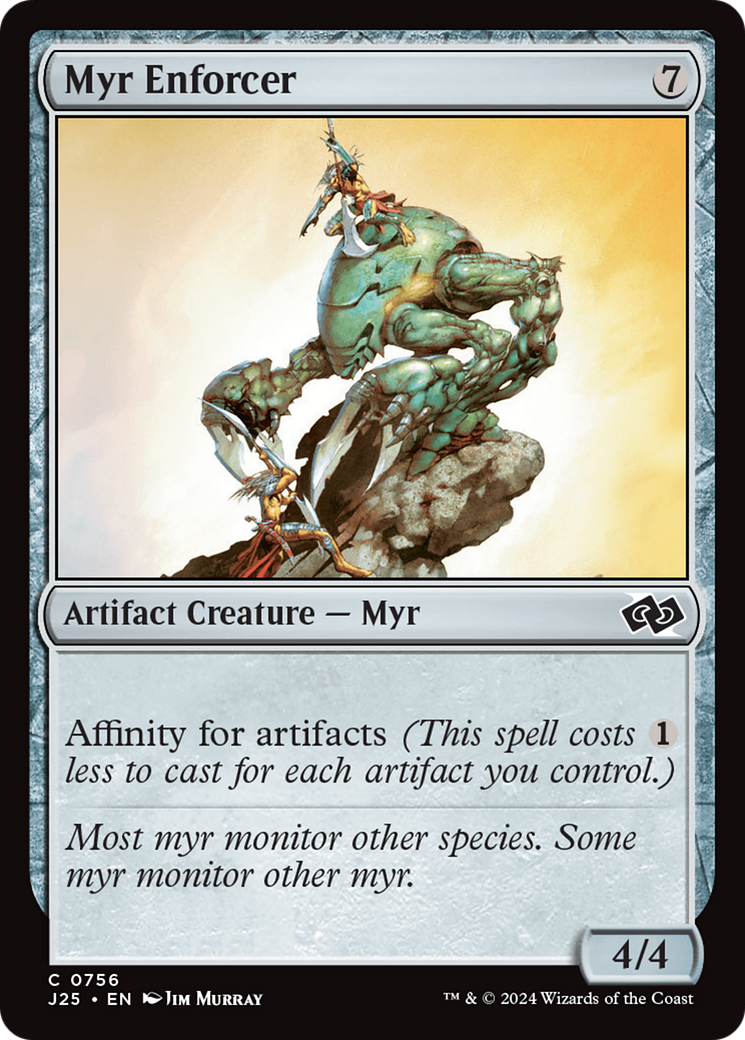 Myr Enforcer [Foundations Jumpstart] | Local Legends