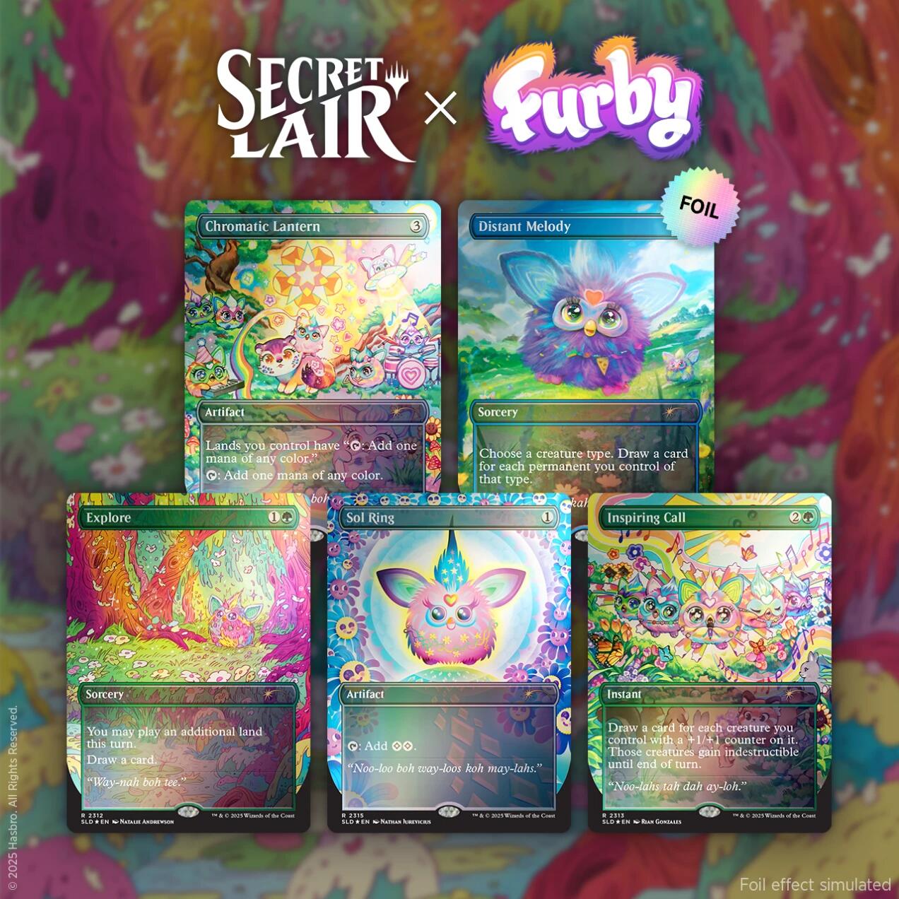 Secret Lair: Drop Series - Secret Lair x Furby: Doo-ay Noo-lah (Rainbow Foil Edition) | Local Legends