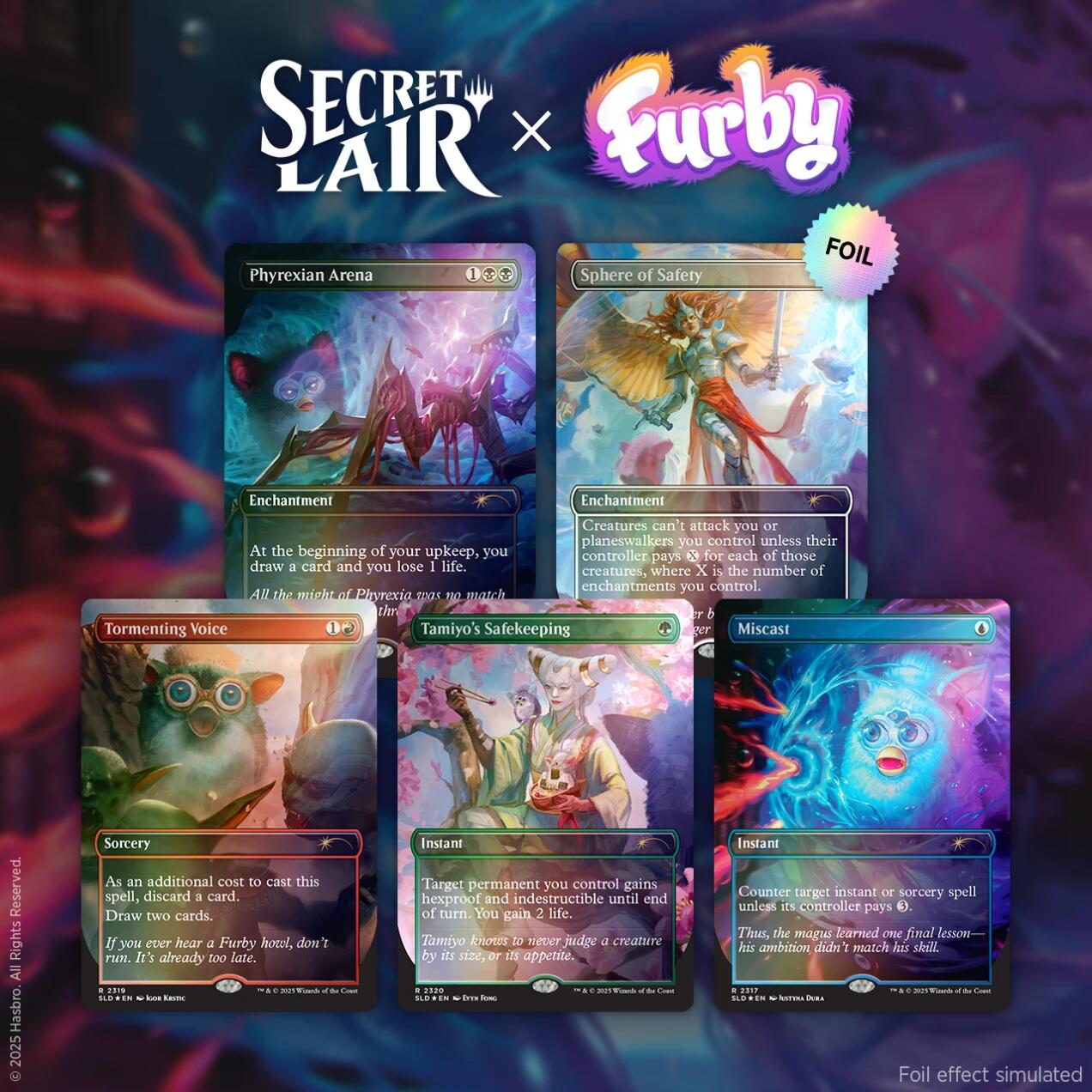 Secret Lair: Drop Series - Secret Lair x Furby: The Gathering (Rainbow Foil Edition) | Local Legends
