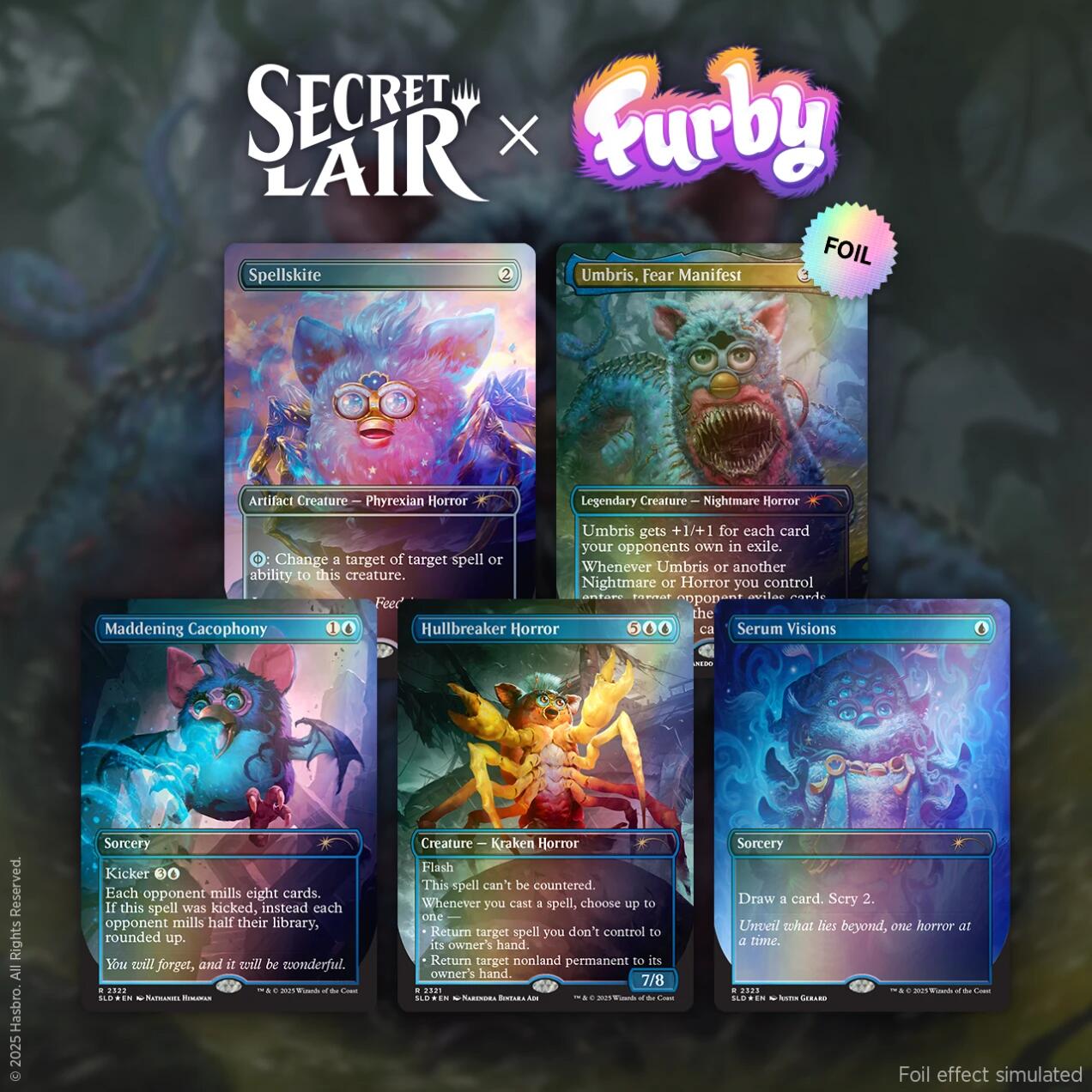 Secret Lair: Drop Series - Secret Lair x Furby: The Oddbodies (Rainbow Foil Edition) | Local Legends