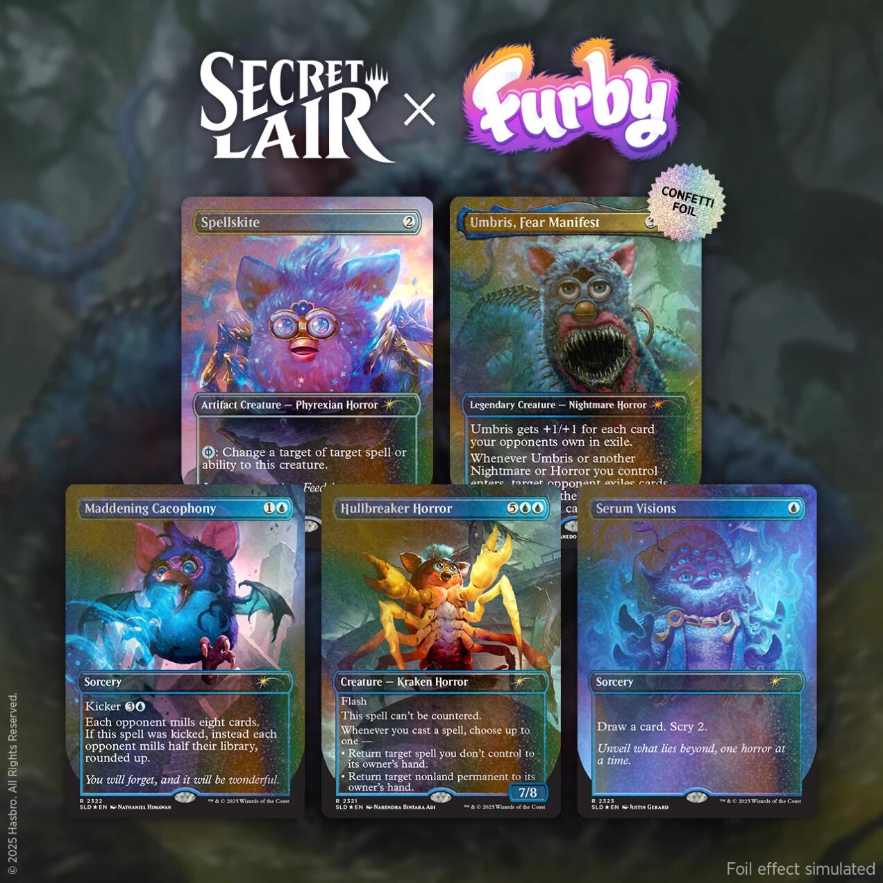 Secret Lair: Drop Series - Secret Lair x Furby: The Oddbodies (Confetti Foil Edition) | Local Legends