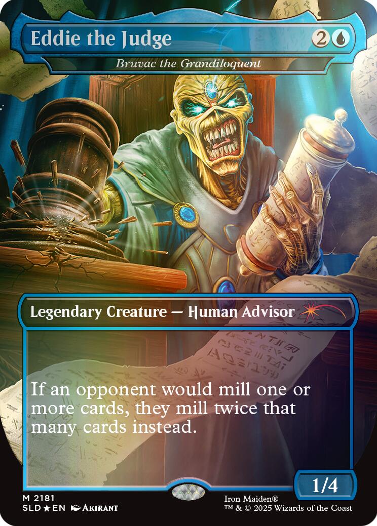 Eddie the Judge - Bruvac the Grandiloquent (Rainbow Foil) | Local Legends