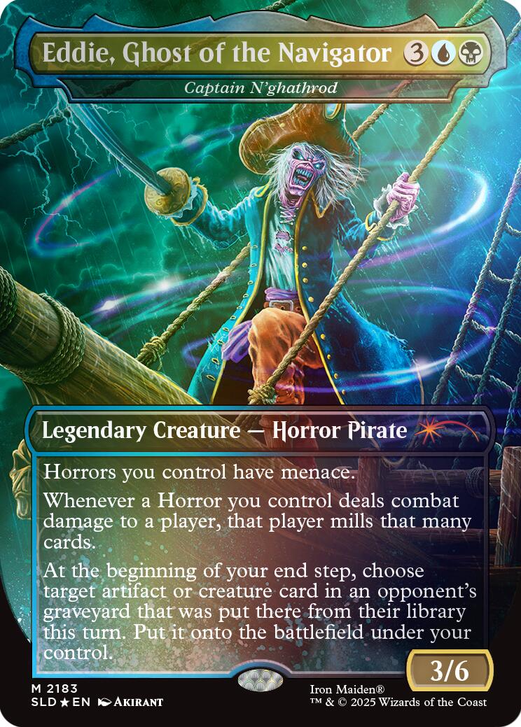 Eddie, Ghost of the Navigator - Captain N'ghathrod (Rainbow Foil) | Local Legends