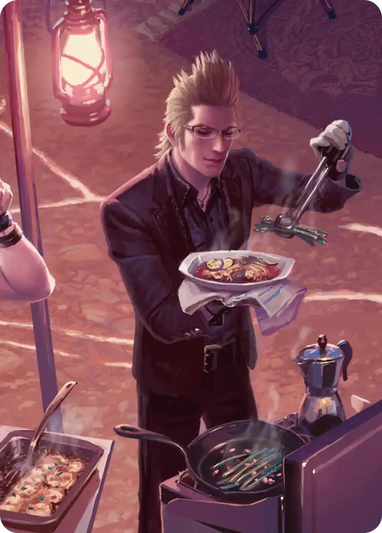 Campsite Cuisine Scene Art Card [FINAL FANTASY Art Series] | Local Legends