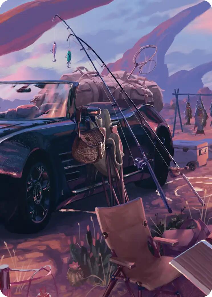 Fishing Gear Scene Art Card [FINAL FANTASY Art Series] | Local Legends