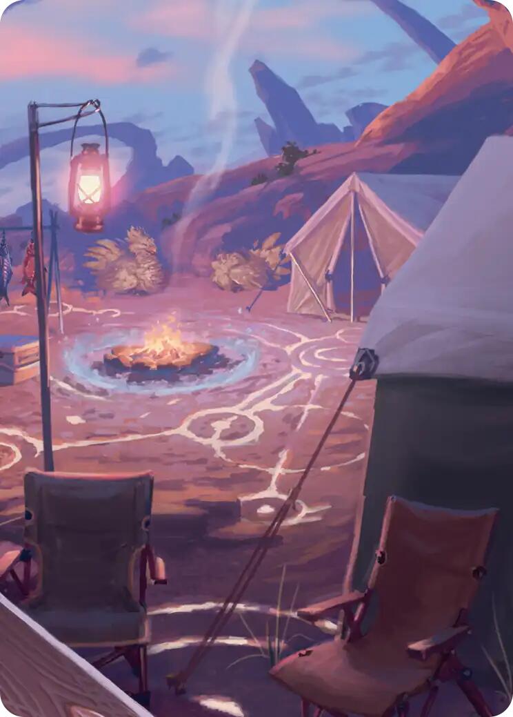 Chocobo Camp Scene Art Card [FINAL FANTASY Art Series] | Local Legends