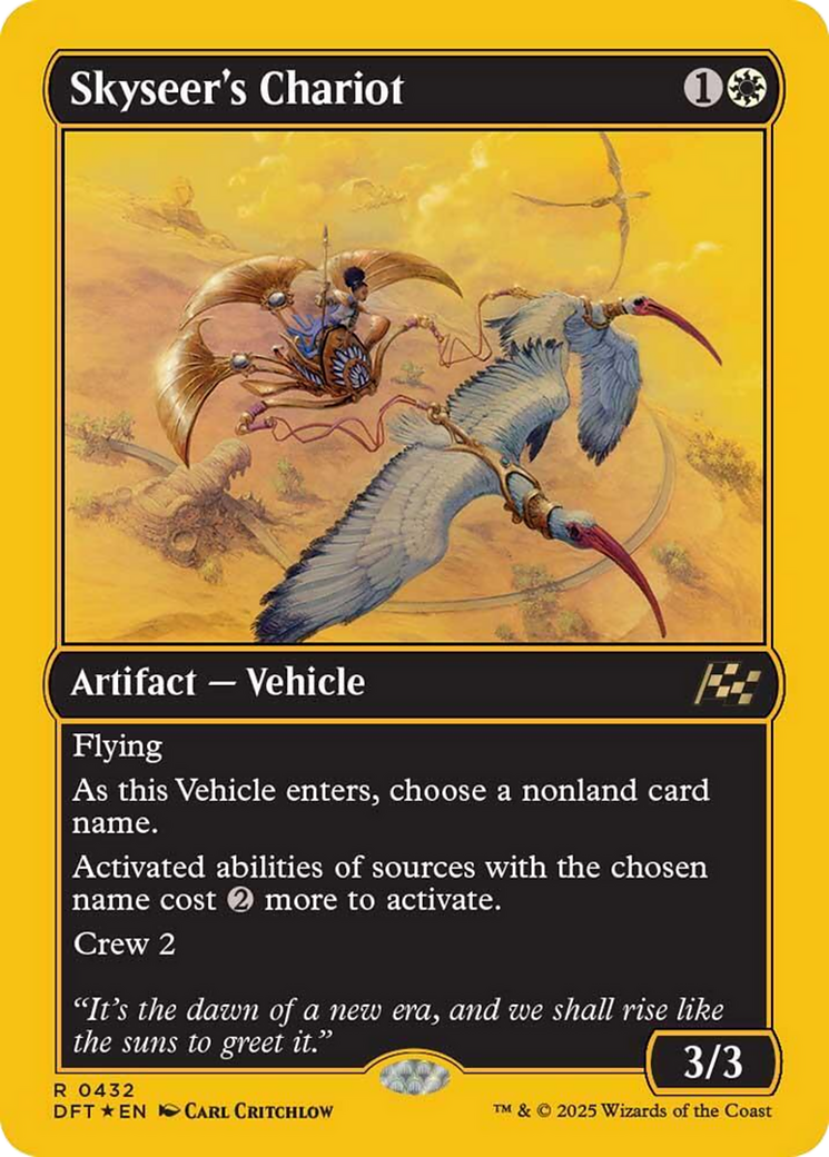 Skyseer's Chariot (First-Place Foil) [Aetherdrift] | Local Legends