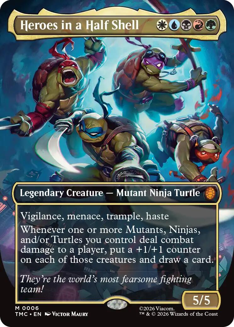 Heroes in a Half Shell (0006) (Borderless) | Local Legends