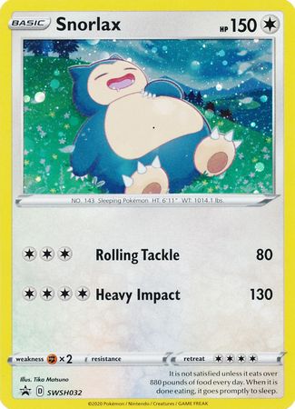 Snorlax (SWSH032) [Sword & Shield: Black Star Promos] | Local Legends