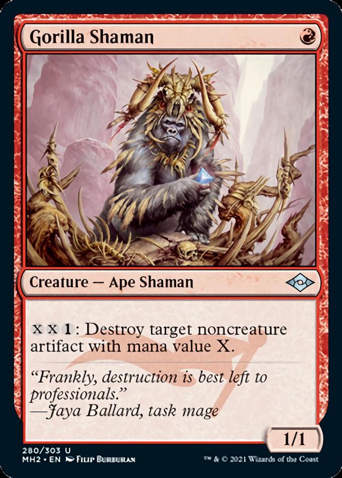 Gorilla Shaman (Foil Etched) [Modern Horizons 2] | Local Legends