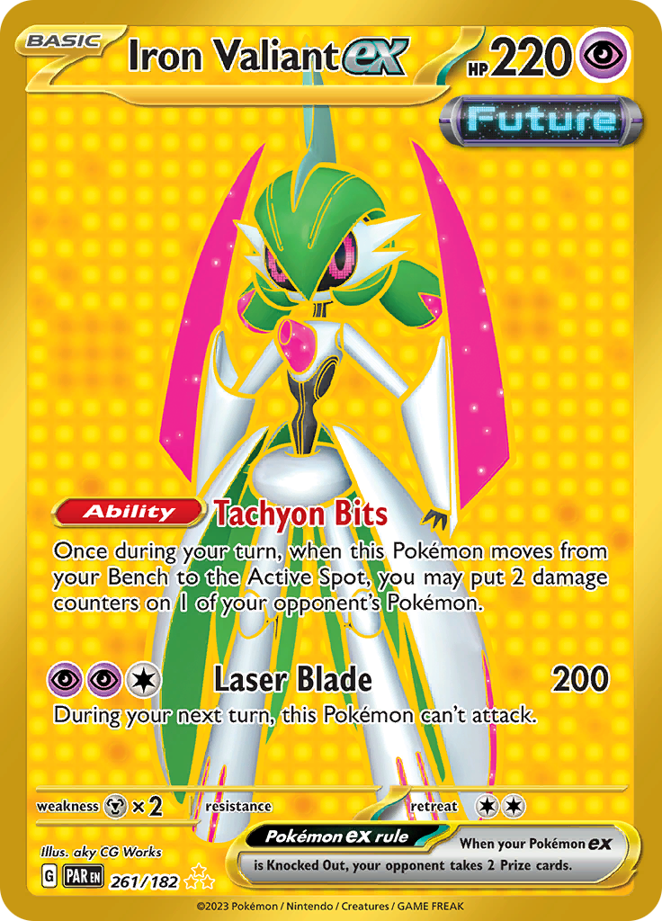 Iron Valiant ex (261/182) [Scarlet & Violet: Paradox Rift] | Local Legends