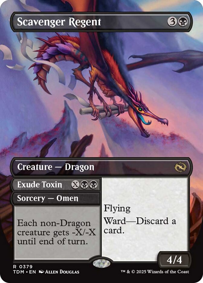 Scavenger Regent (Borderless) [Tarkir: Dragonstorm] | Local Legends