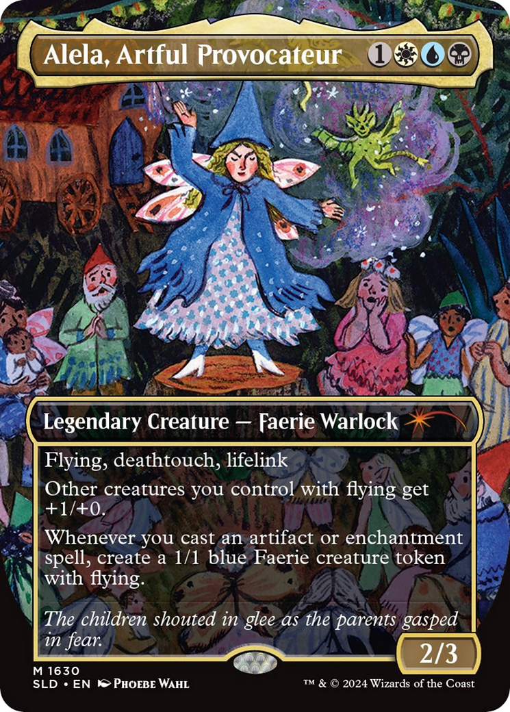 Alela, Artful Provocateur (1630) (Rainbow Foil) [Secret Lair Drop Series] | Golgari Games