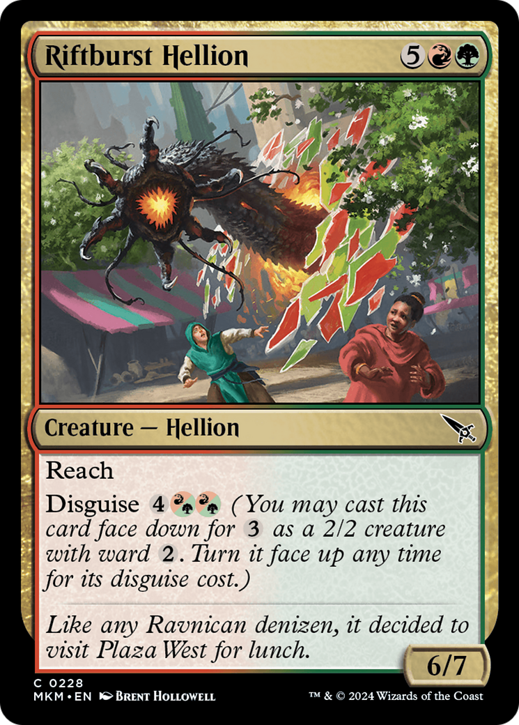 Riftburst Hellion [Murders at Karlov Manor] | Golgari Games